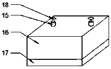 Centering and leveling device for engineering surveying