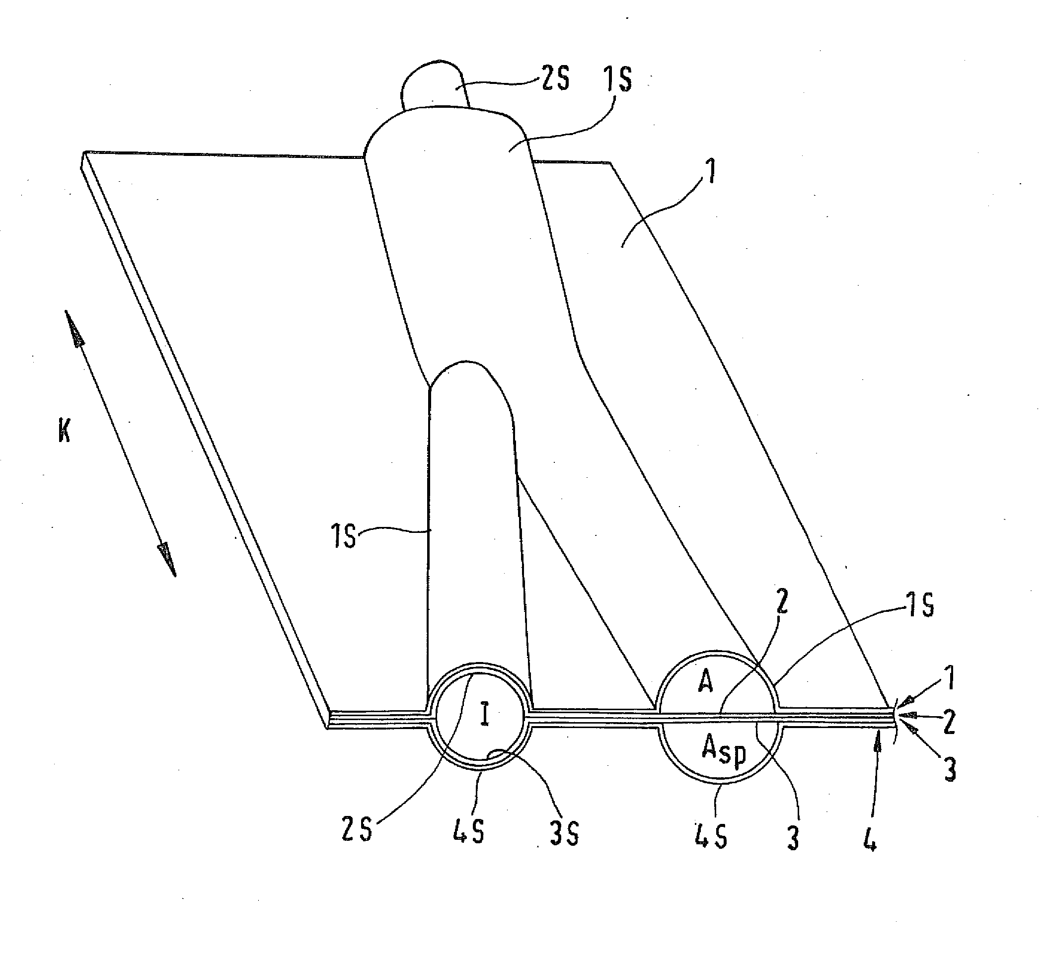 Fluid distribution element for a fluid-conducting device, in particular for multichannel-like fluid-conducting appliances which are nested in each other