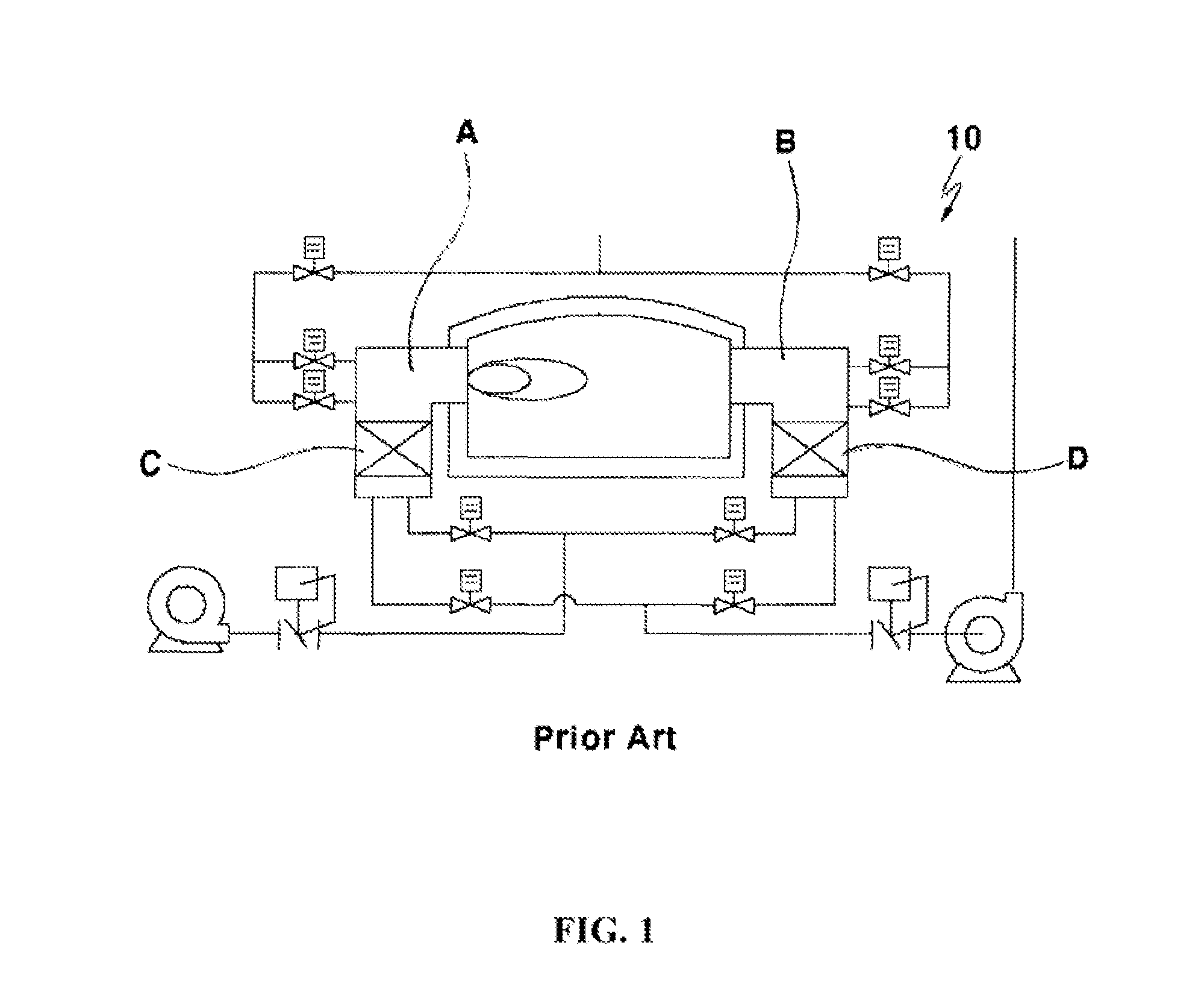 Full time regenerative type single radiant tube burner