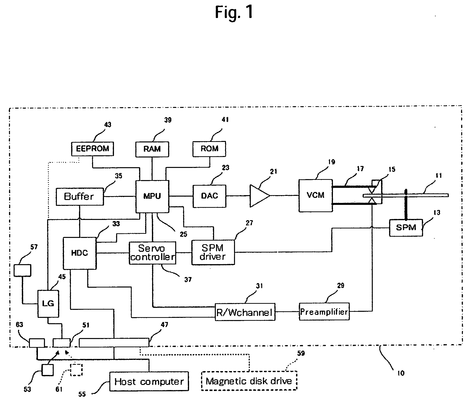 Magnetic disk drive manufacturing method, test/adjustment apparatus, and transport container