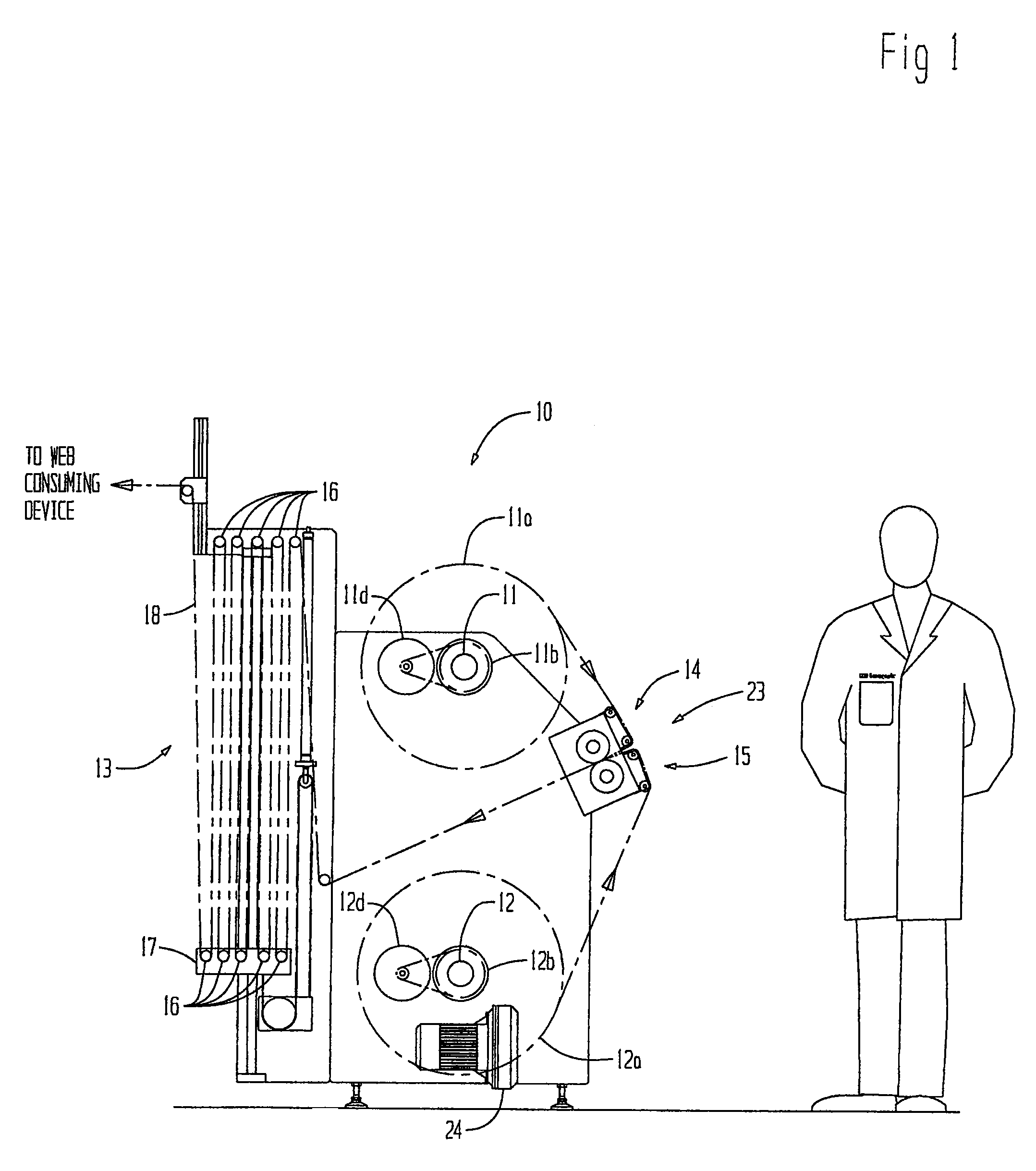 Apparatus for splicing webs