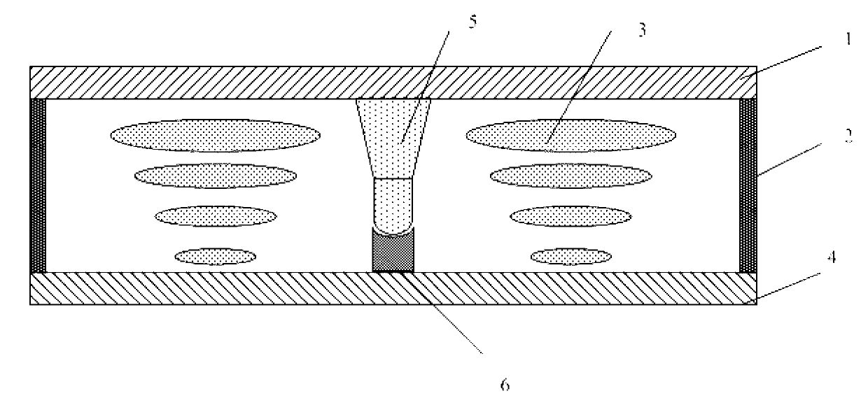 Cushion isolating material, liquid crystal panel, liquid crystal display device and preparation method of cushion isolating material