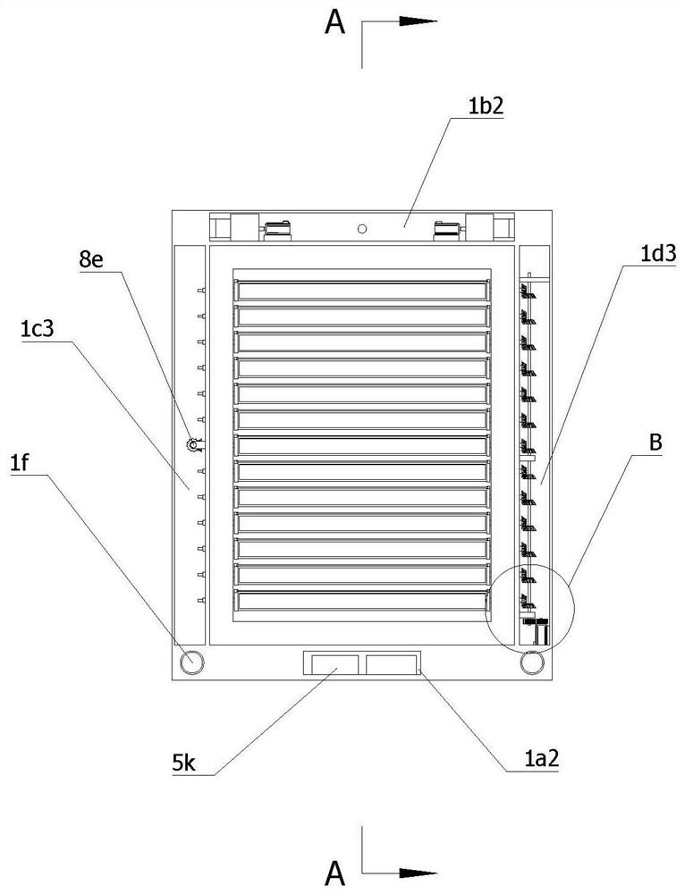 A curtain wall glass frame structure with building curtain wall ventilation function