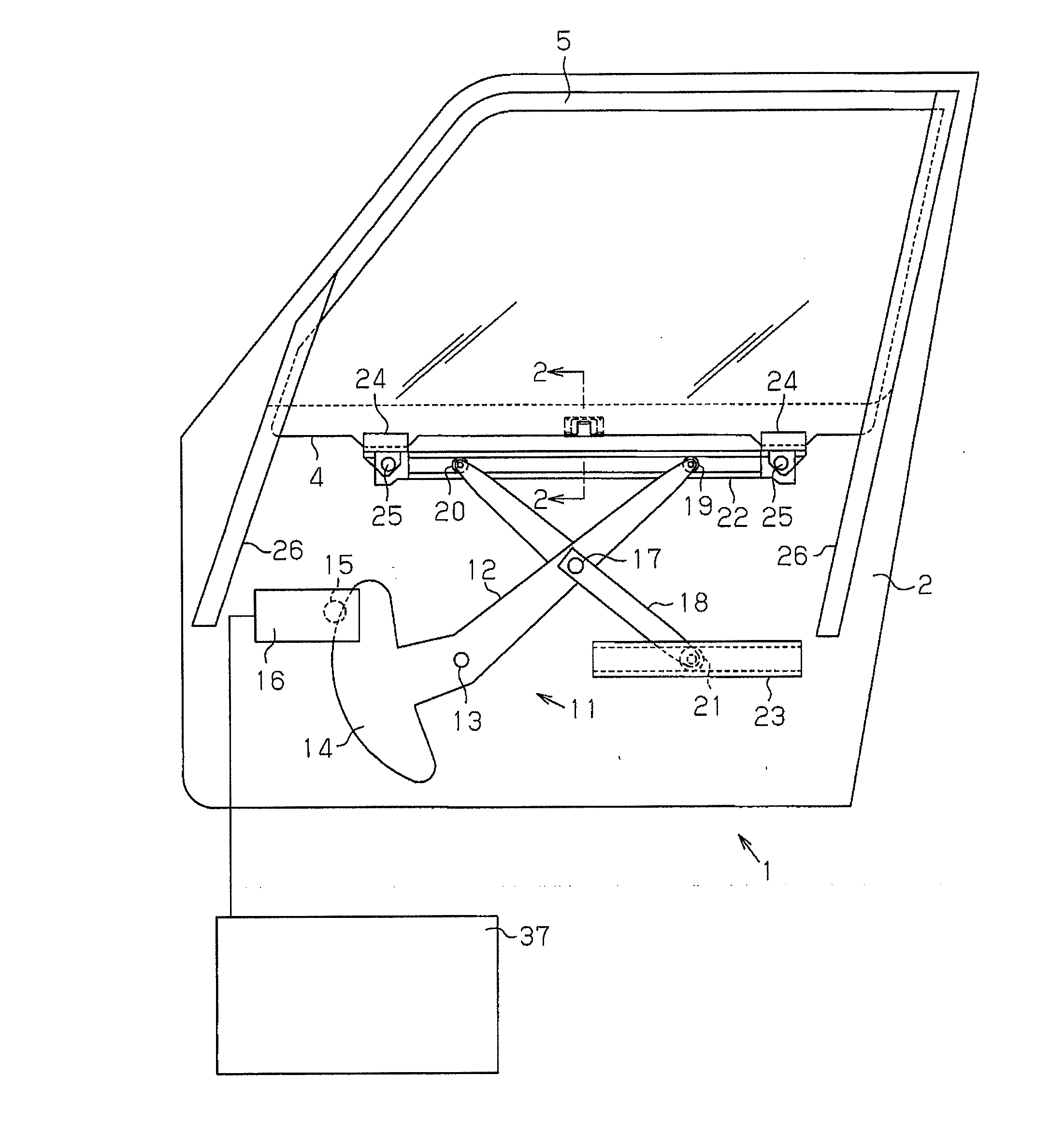 Window glass security system for vehicle