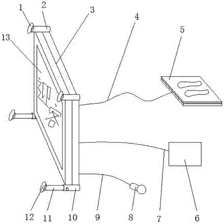 Taxi passenger-carrying state automatic conversion device