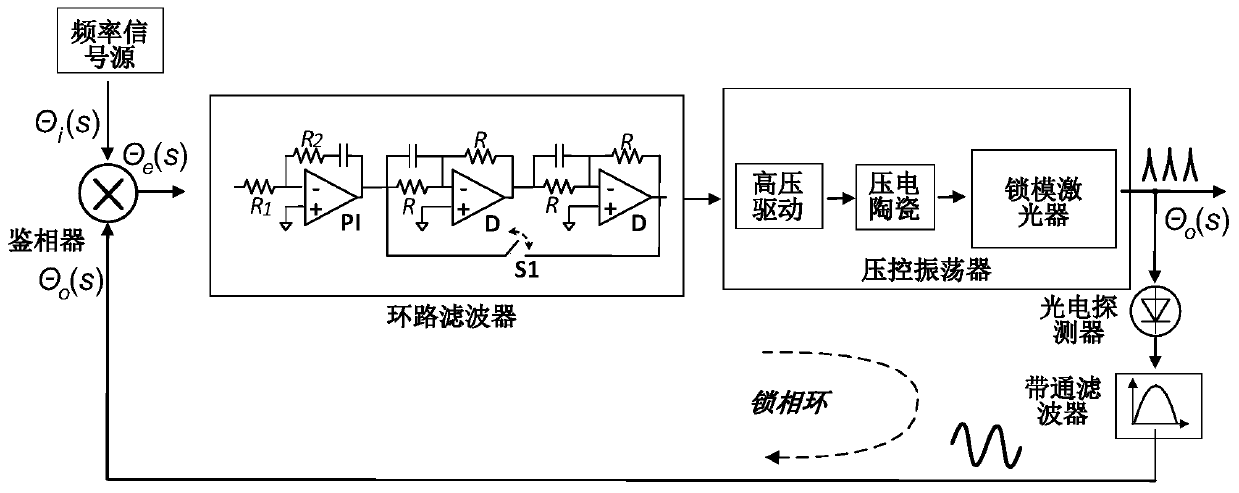 A differential mode-locked laser phase-locked loop