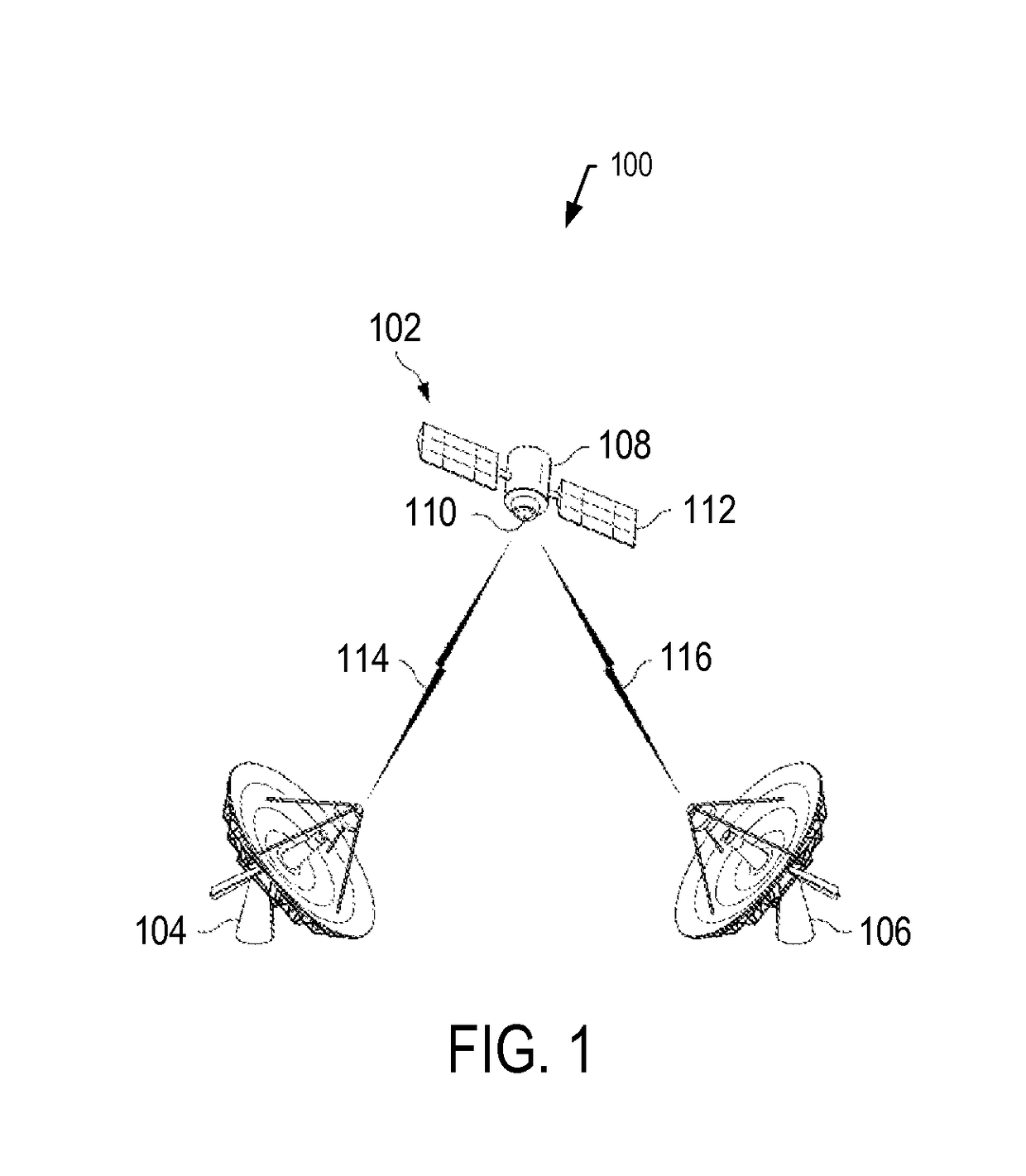 Hitless rearrangement of a satellite-hosted switch via propagated synchronization