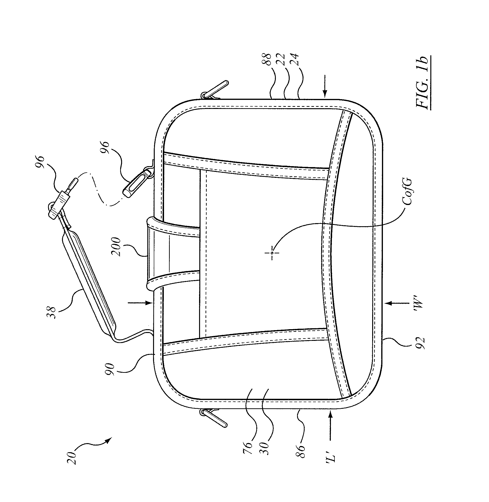 Lunch box with working surface