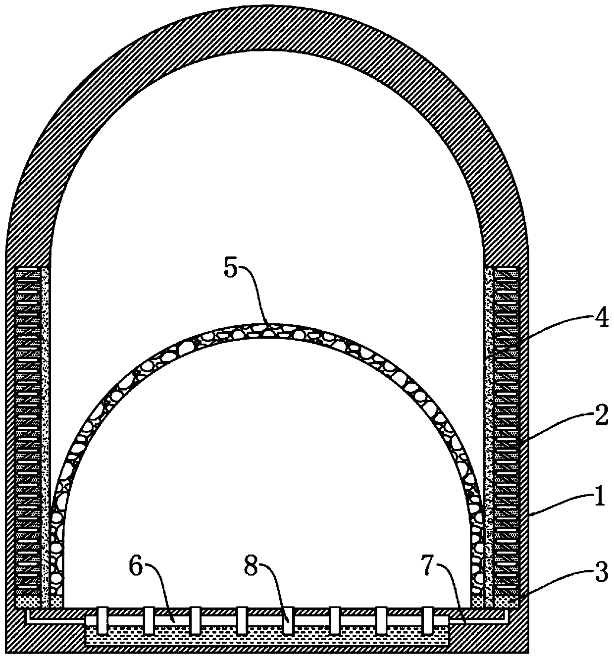 Isolated type fire extinguishing system for underground coal mine