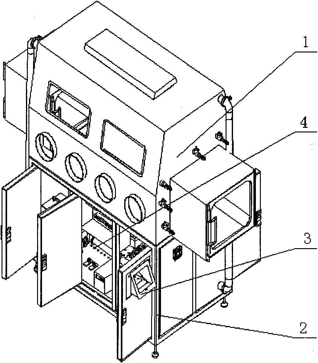 Biological safety protection cabin