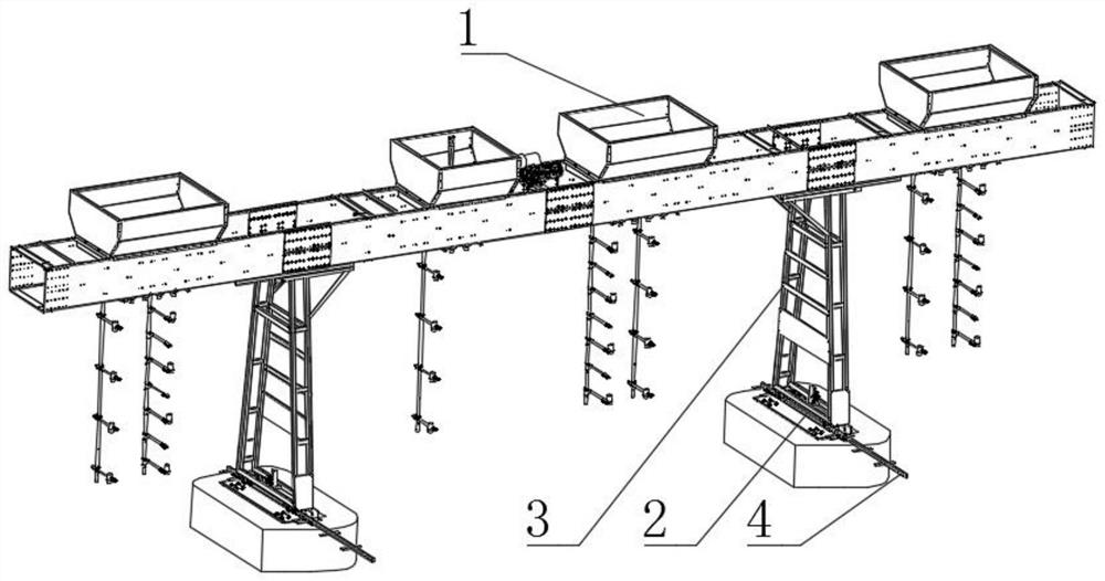 Automatic weighing type feeding machine