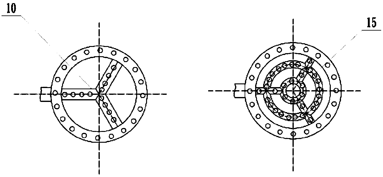 Novel aluminium oxide vertical activation roasting device and roasting method