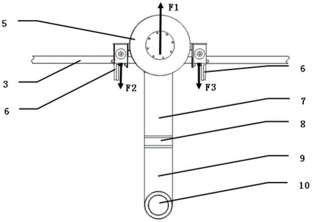 Power line inspection robot and obstacle surmounting method thereof