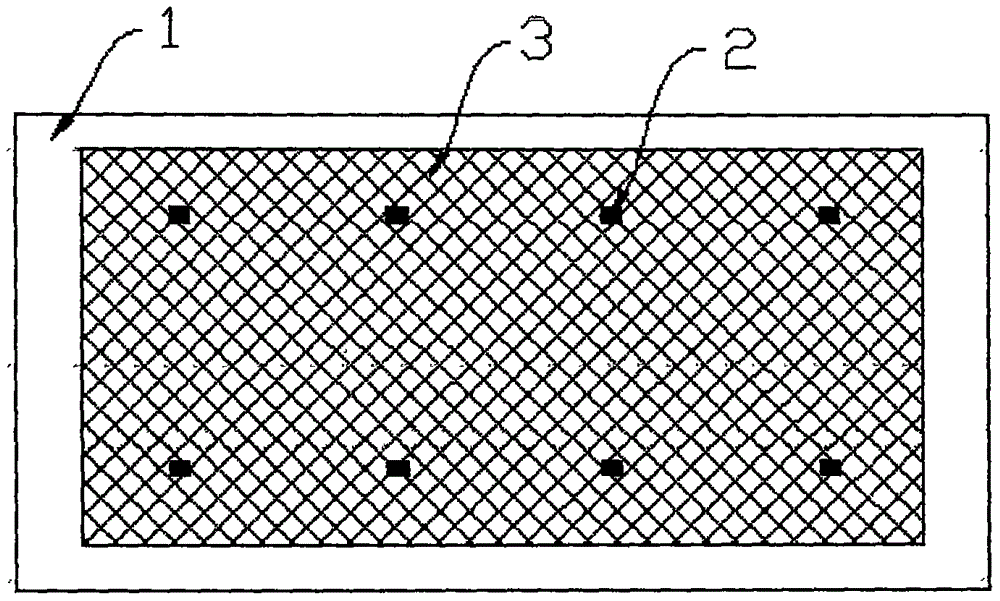 Full-ceramic tile wall attaching anti-falling technology