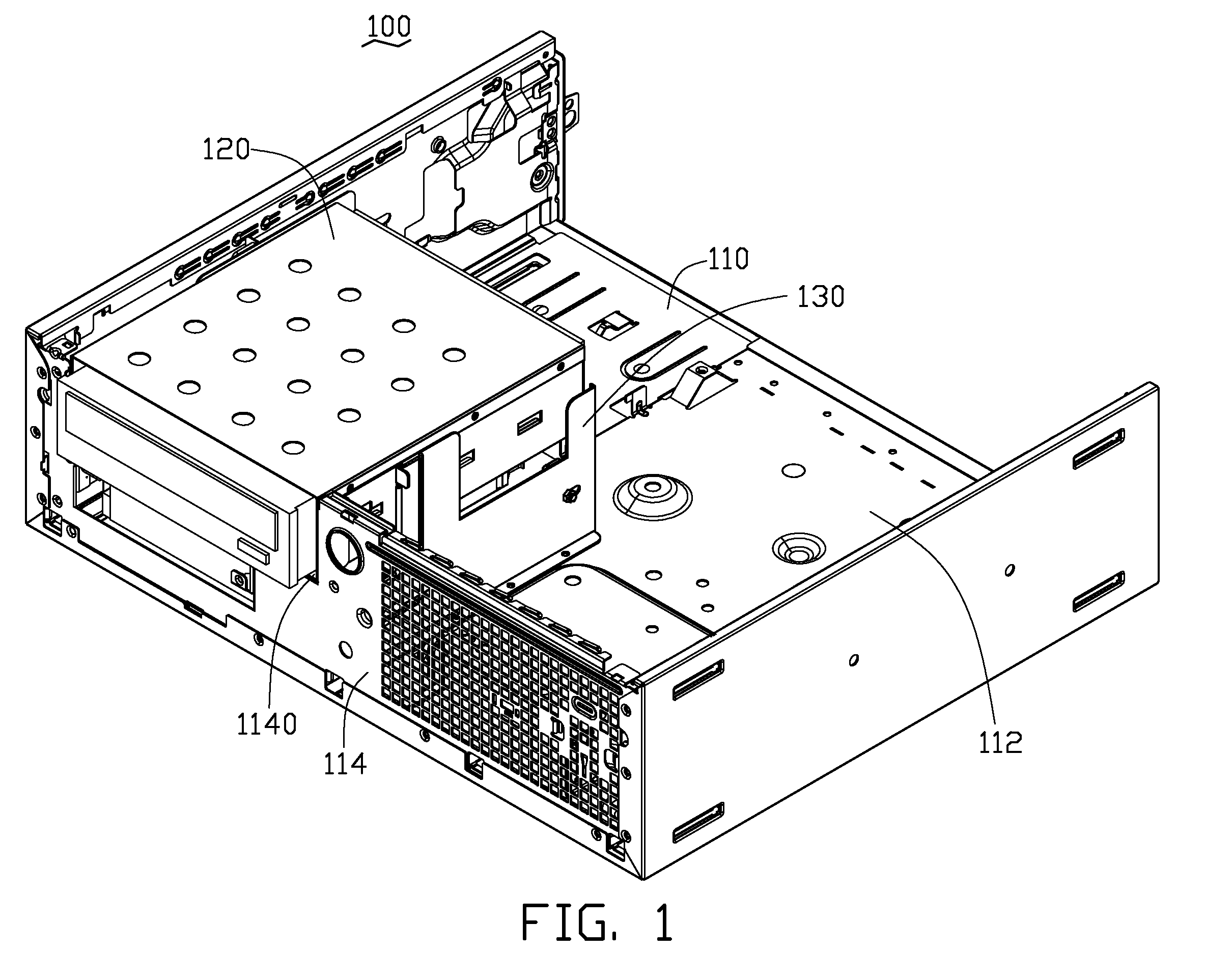 Hardware fastening structure for computer