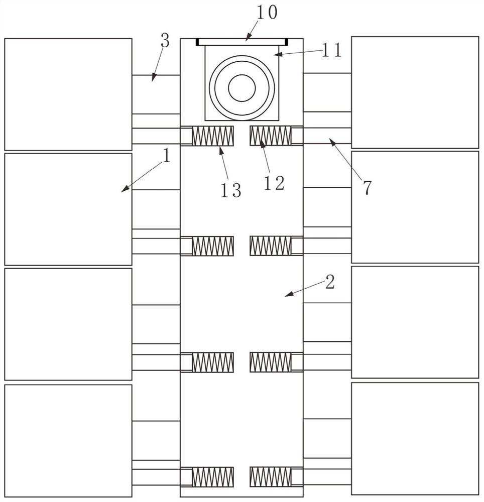 A multi-unit adjustable intelligent intervertebral fusion device