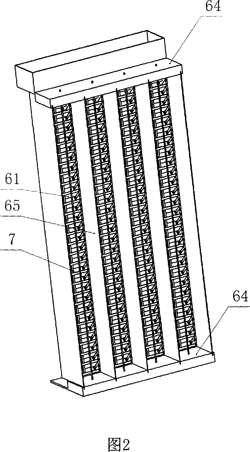 Liquid flow water wash static combined type gas purification method and device thereof