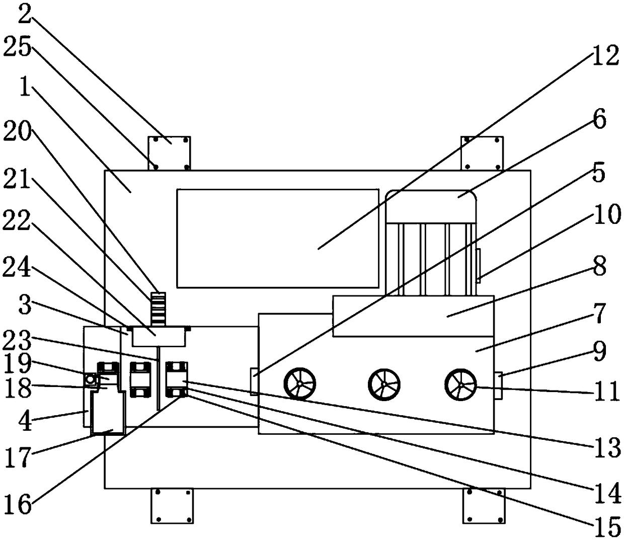 Steel strand penetrating-binding device