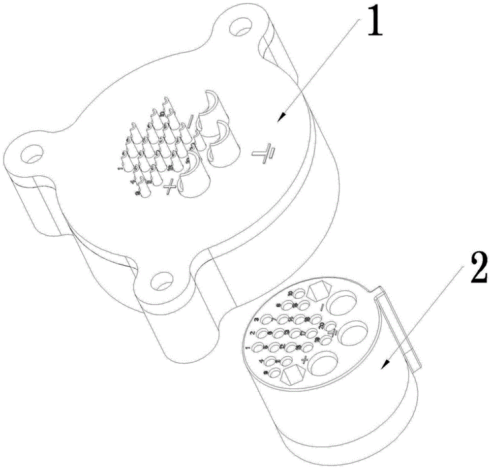 Ultra-high turnover led panel signal connector