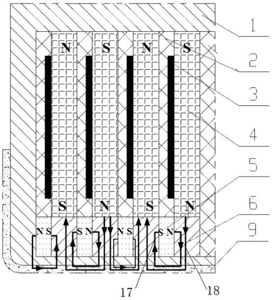 A controllable drawing punch with magnetization function