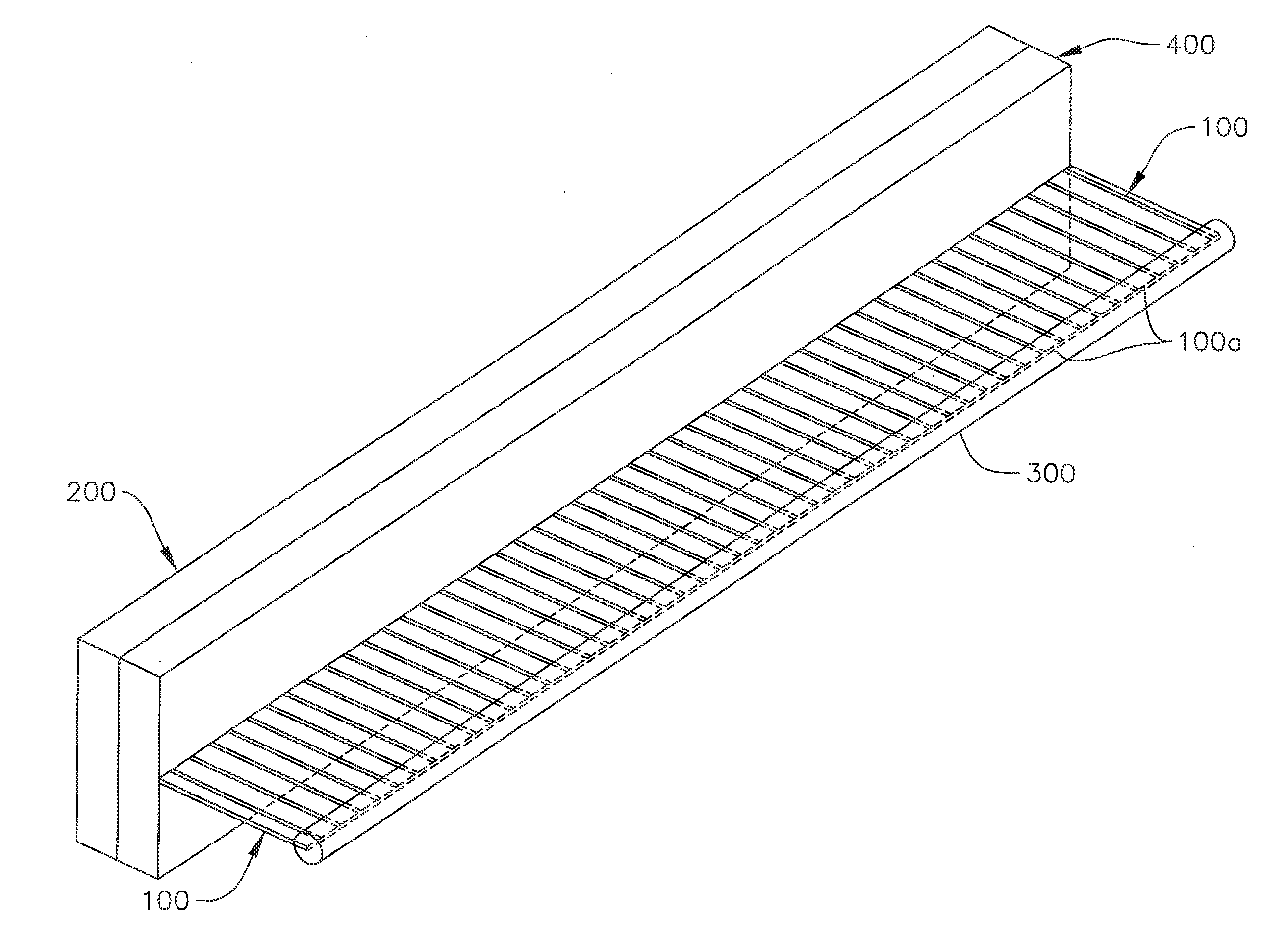 Continuous current rod antenna