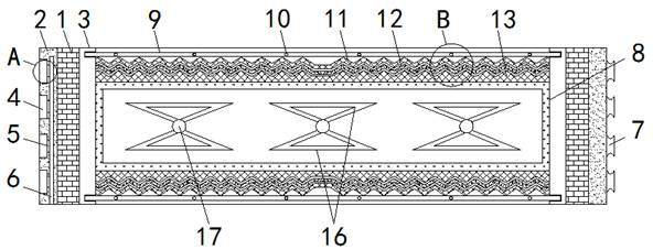 Greenhouse energy-saving and energy-storing fabricated wall based on active heat storage and release