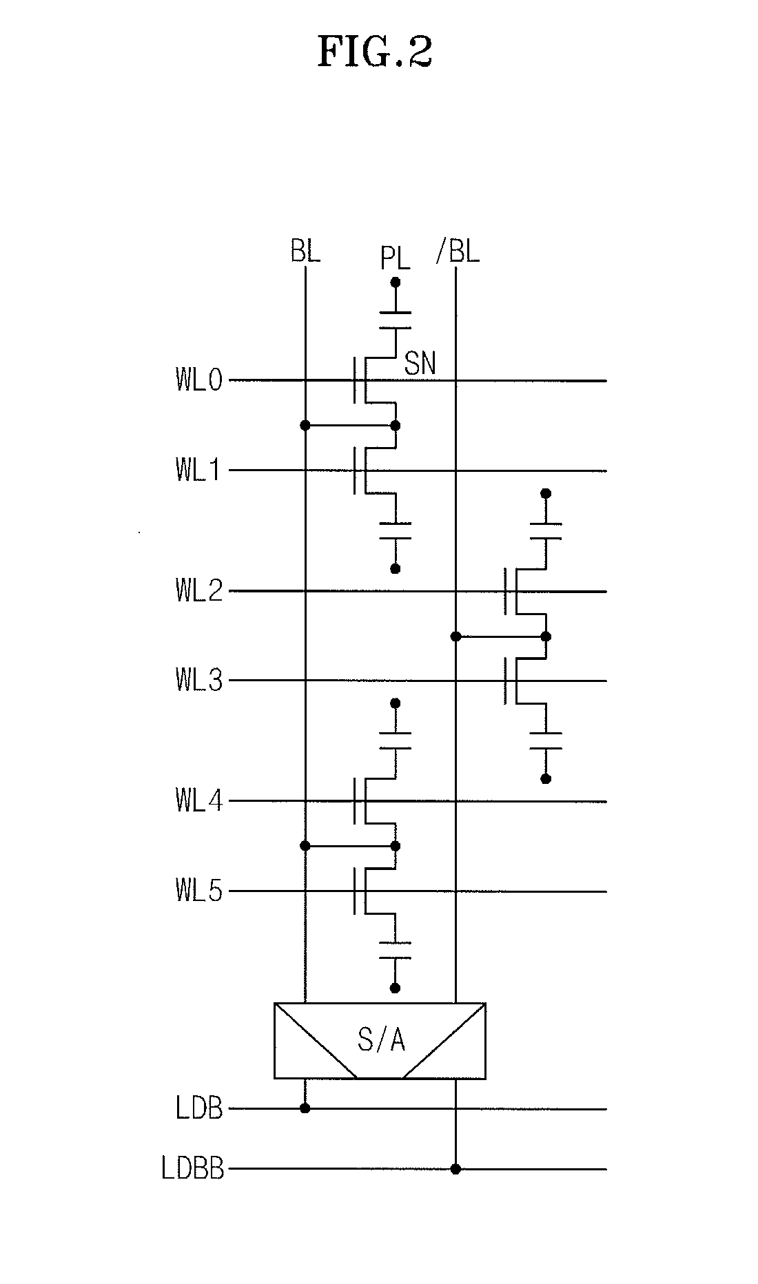 Sense amplifier circuit in semiconductor memory device and driving method thereof