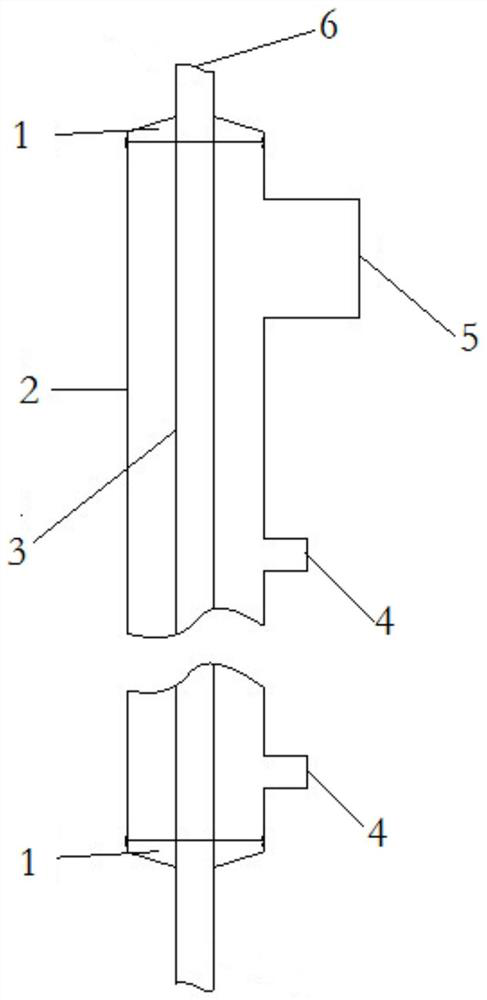 High-rise domestic hot water centralized decompression circulating pipeline system