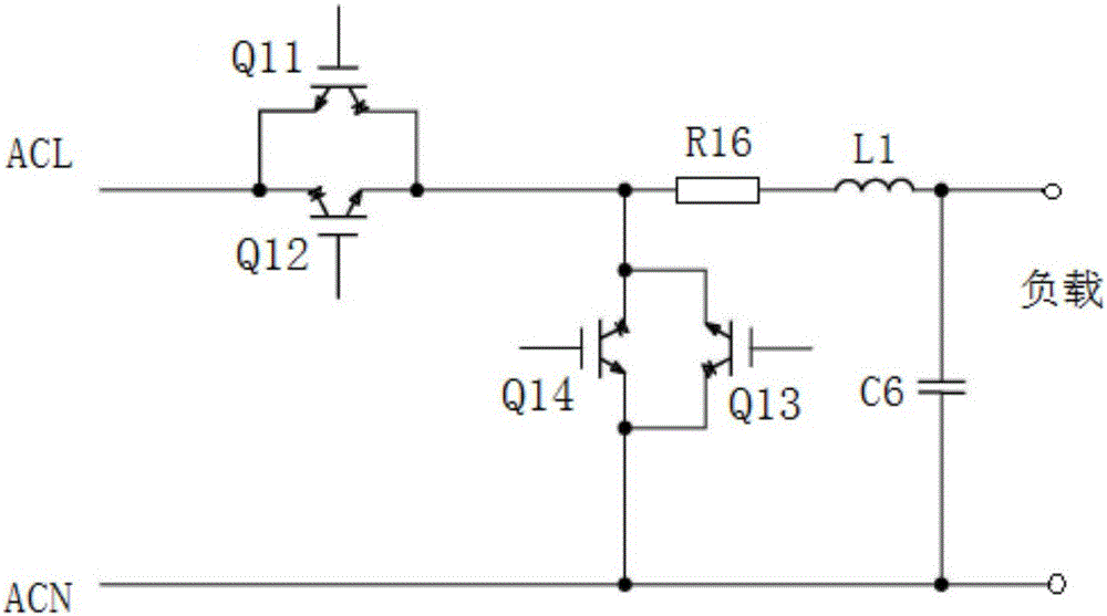 Pure sine wave inverter with high-frequency chopper current sampling and isolating function