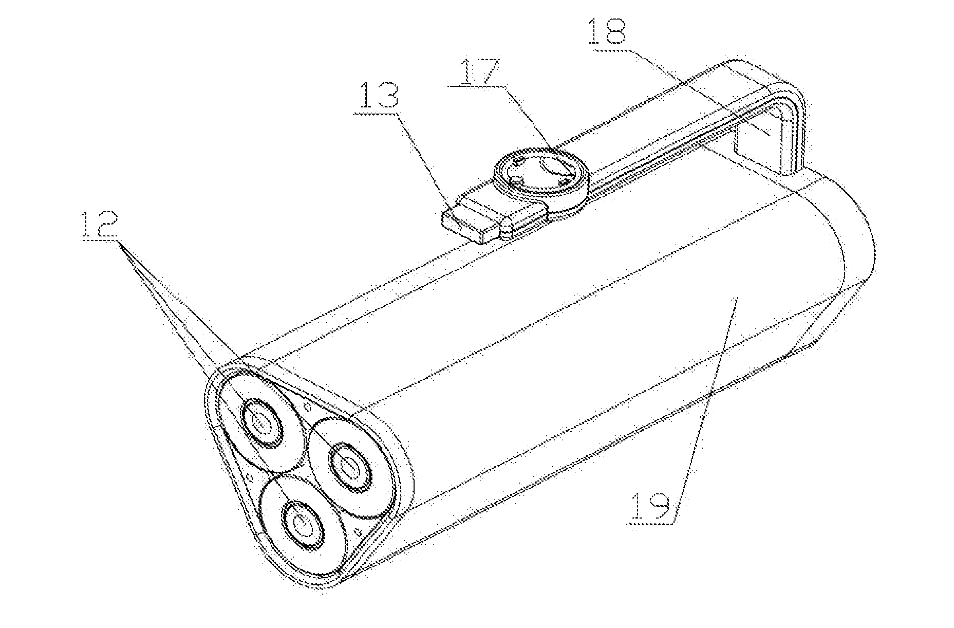 Handheld aerosol fire extinguishing apparatus