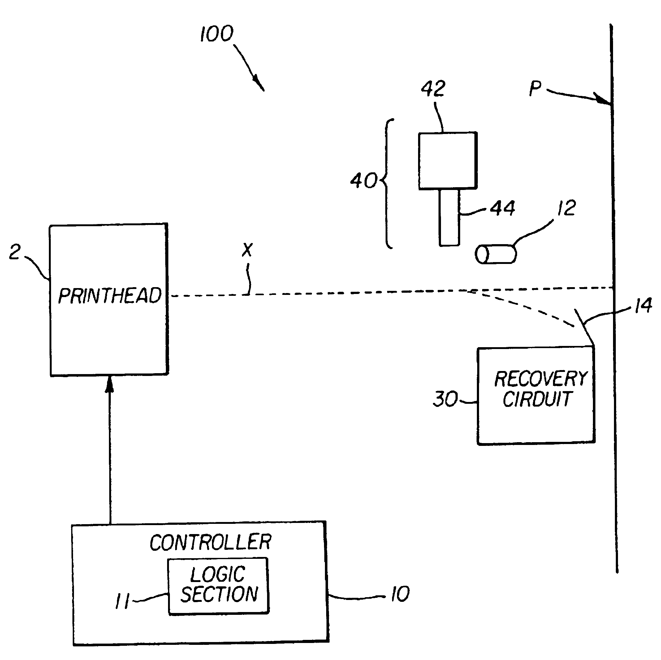 Apparatus and method for improving gas flow uniformity in a continuous stream ink jet printer