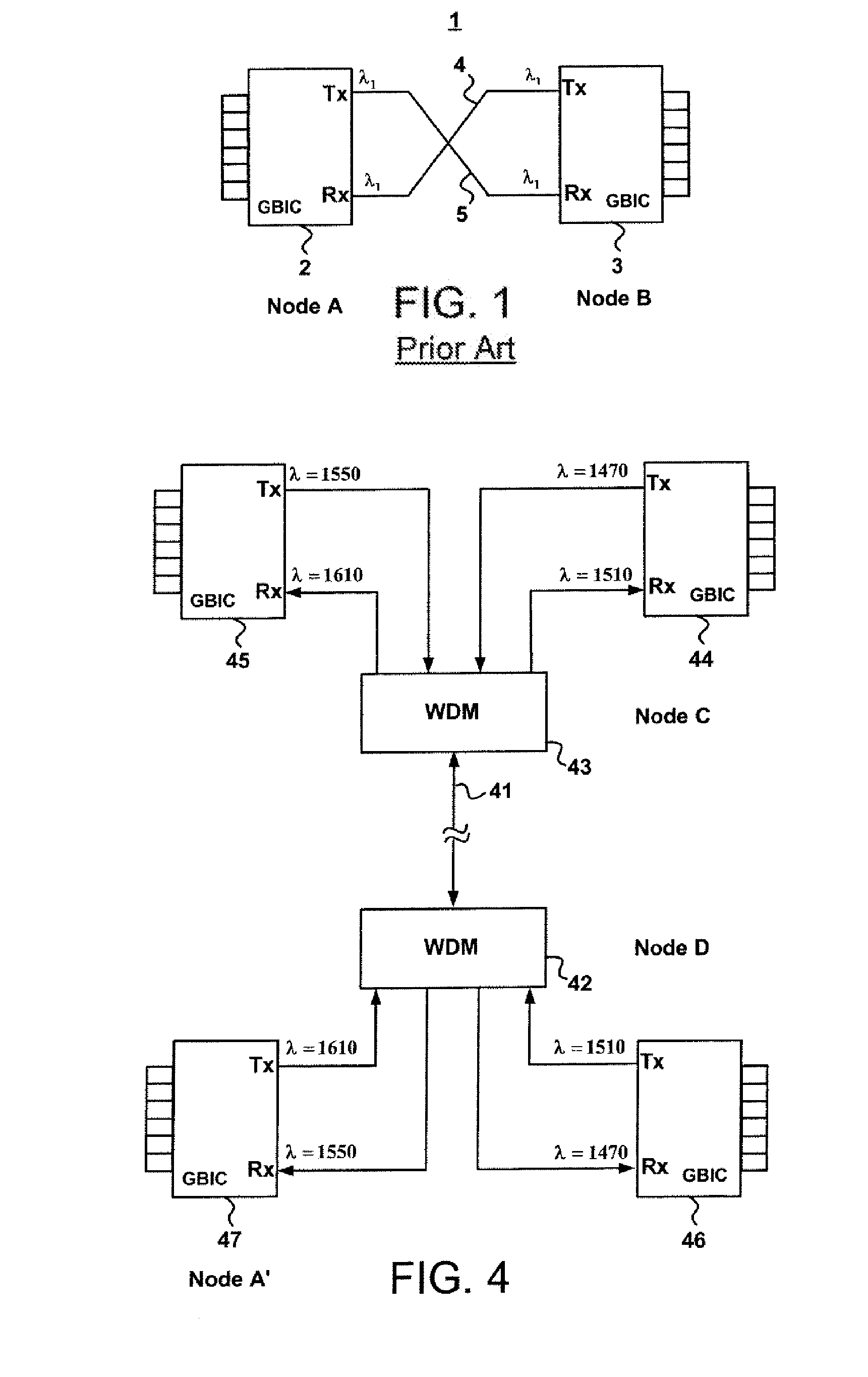 Method and system for bi-directional communication over a single optical fiber