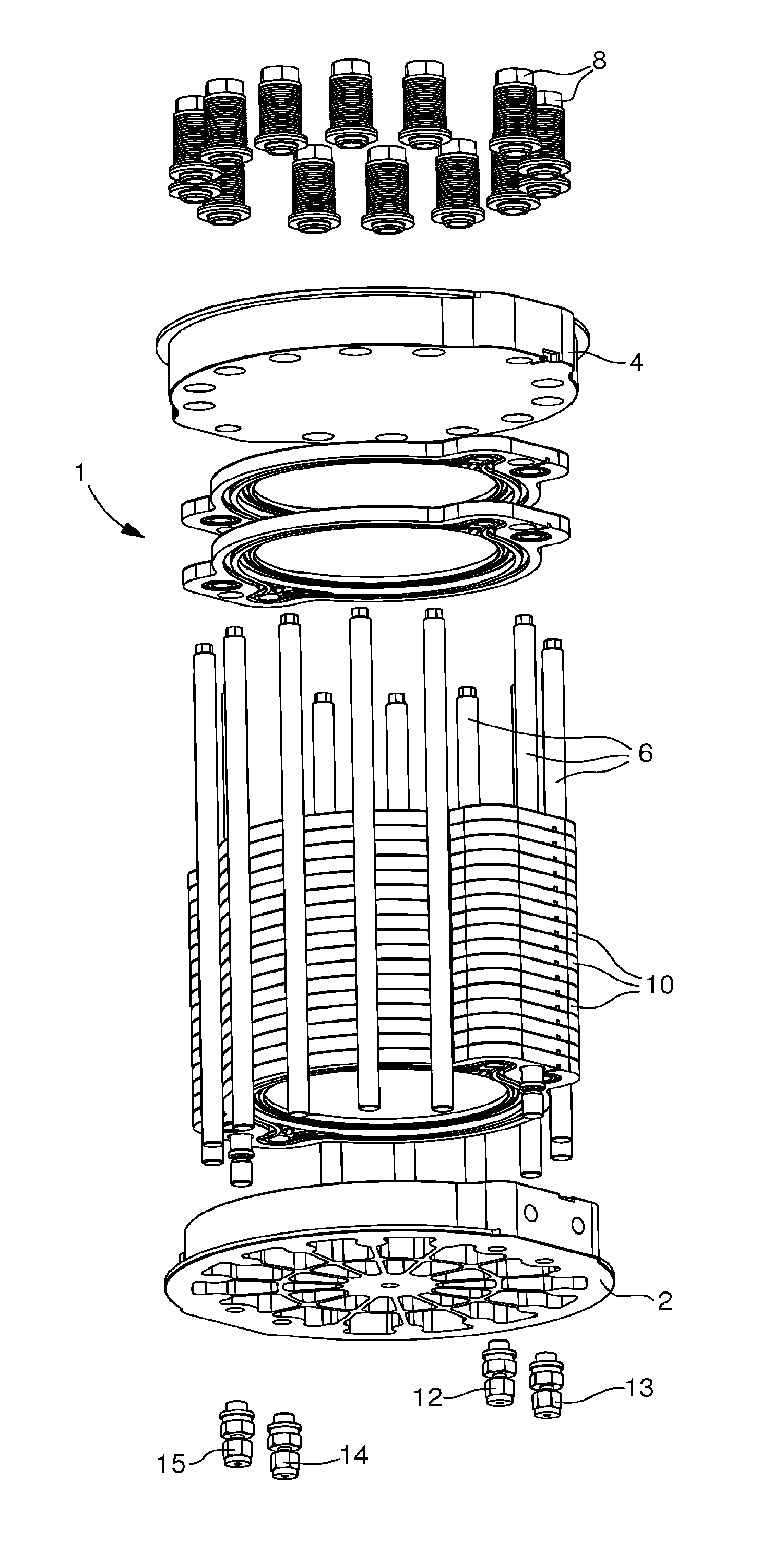 Electrochemical stack device