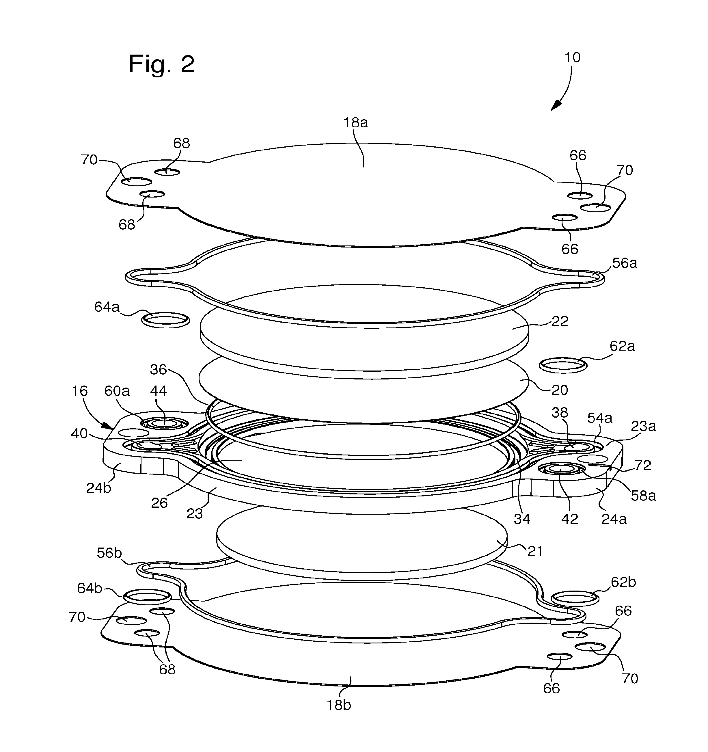 Electrochemical stack device