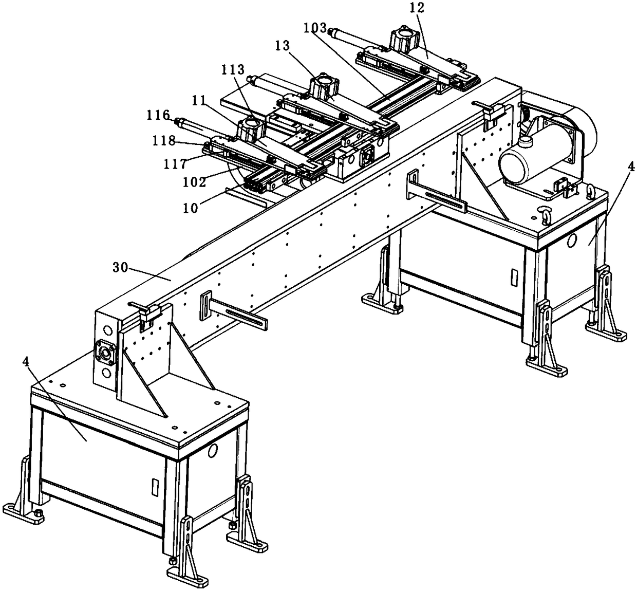 Feeder for conveying short steel bars for stamping