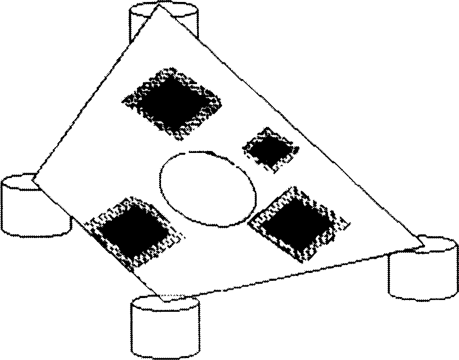 Composite vibration damping type photolithography device