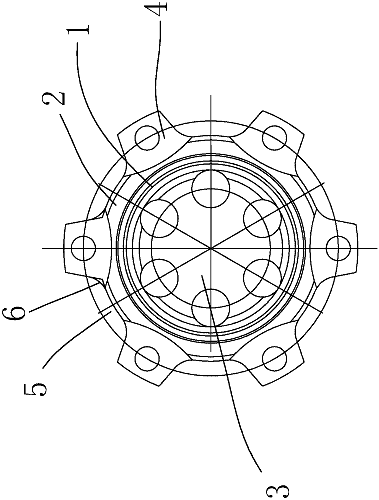 Spherical cage and spherical shell structure and technological processing method thereof