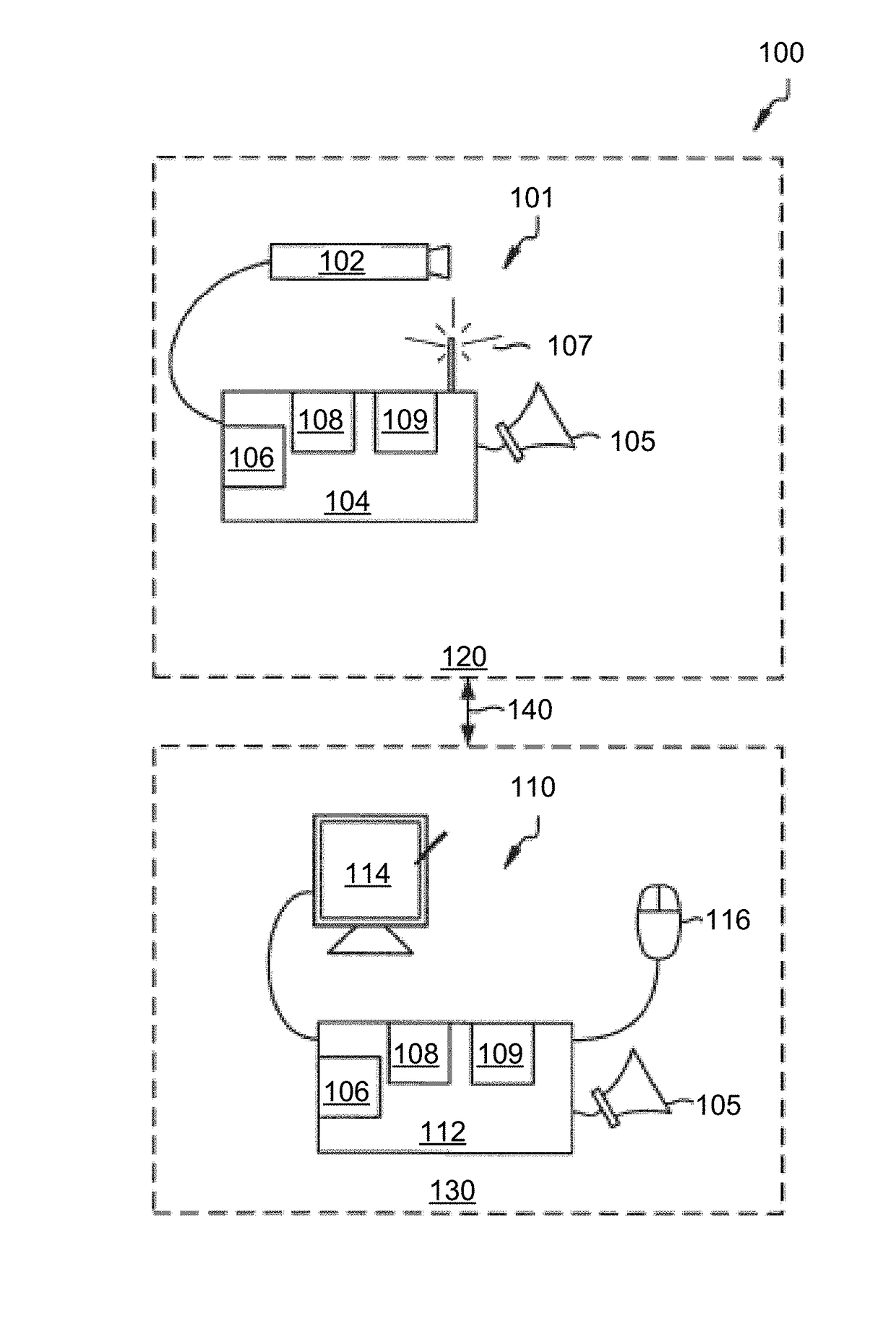 Surveillance system and method for predicting patient falls using motion feature patterns