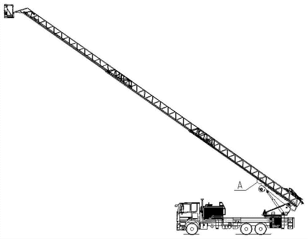 Boom structure fatigue strength monitoring method, equipment, system and fire truck