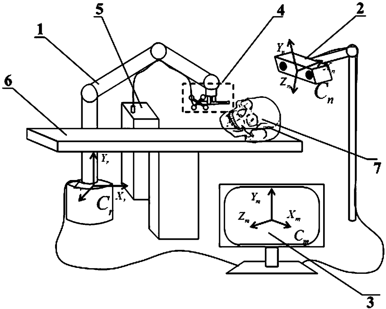 A laser osteotomy robot system and path planning method thereof