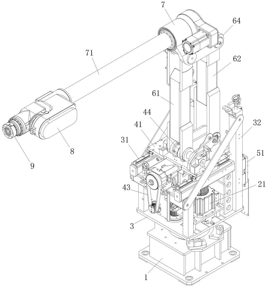 Multi-joint robot with linear transmission