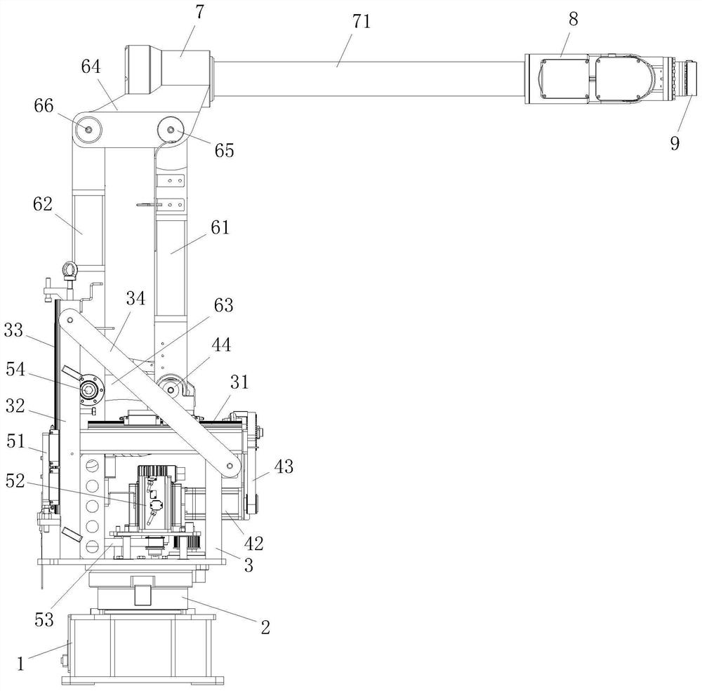 Multi-joint robot with linear transmission