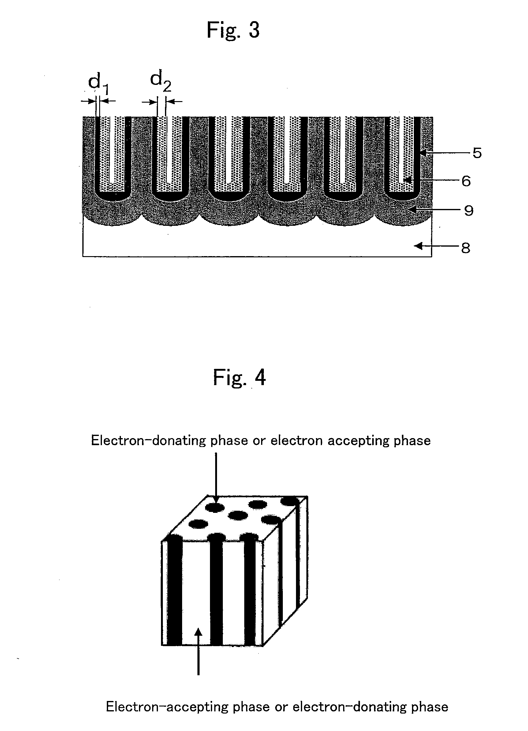 Method for manufacturing nano-array electrode and photoelectric conversion device using same