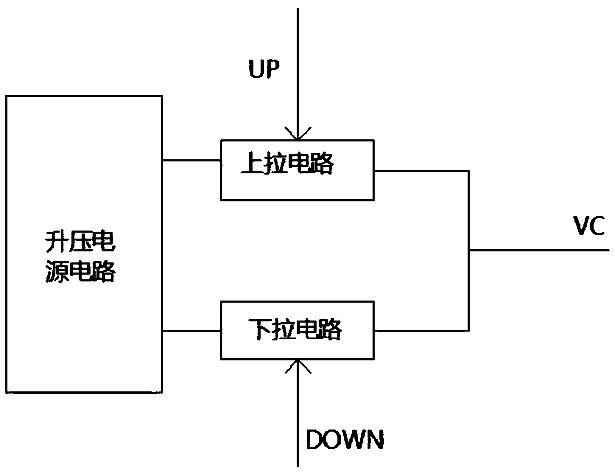 Self-excited charge pump circuit