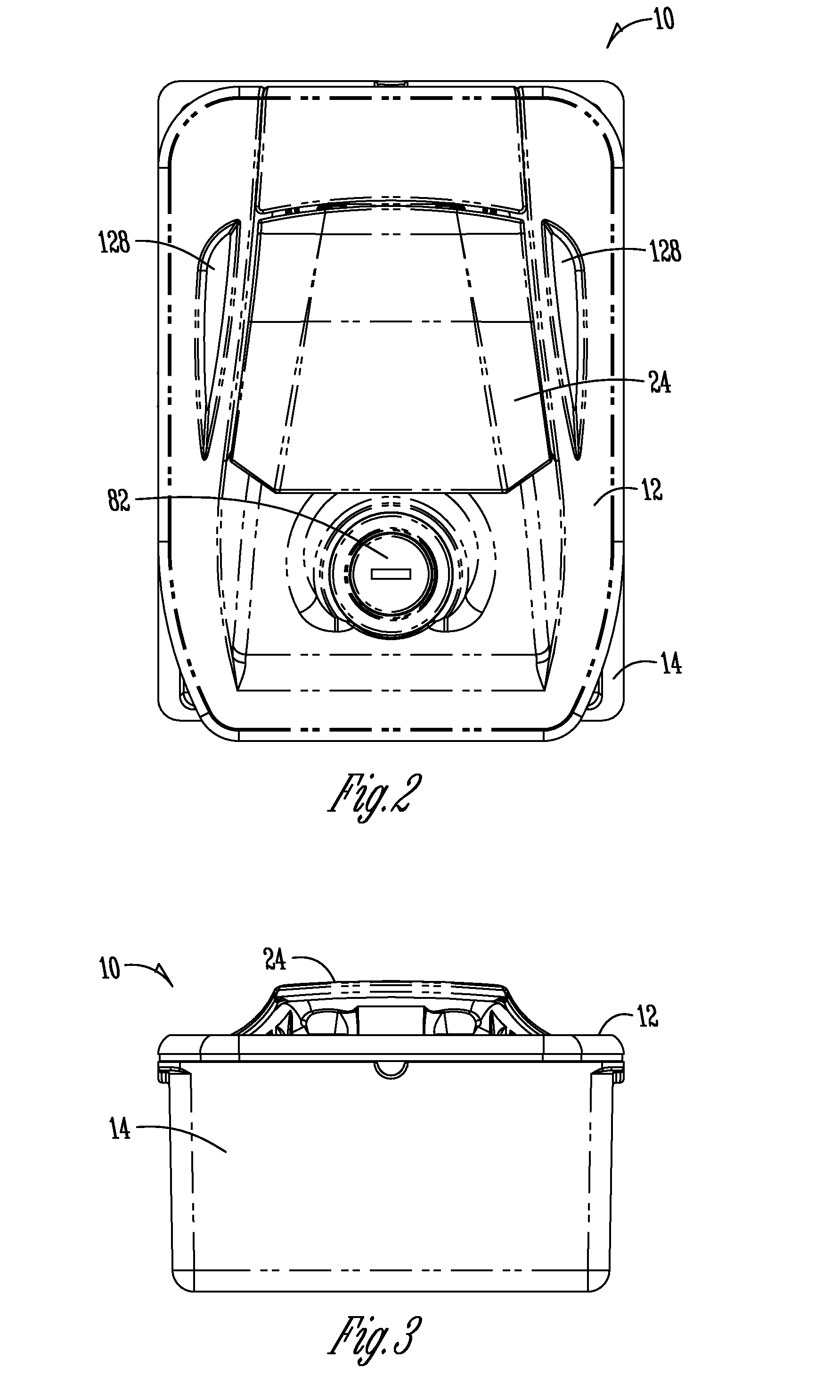 Vehicle compartment door handle assembly