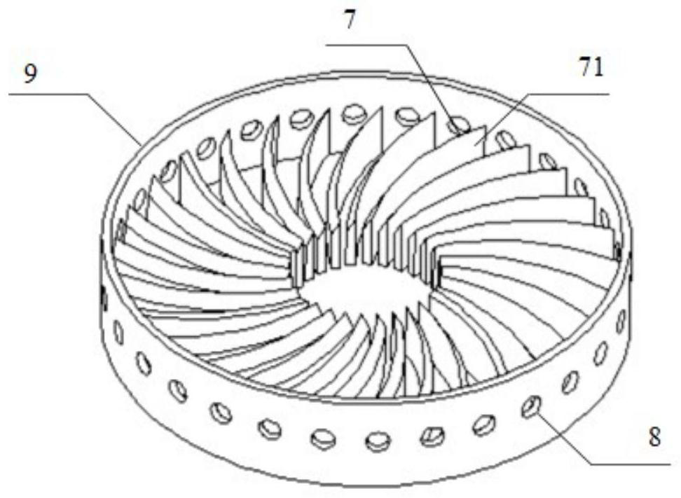 Self-rotating type heat shield rapid cleaning device and using method