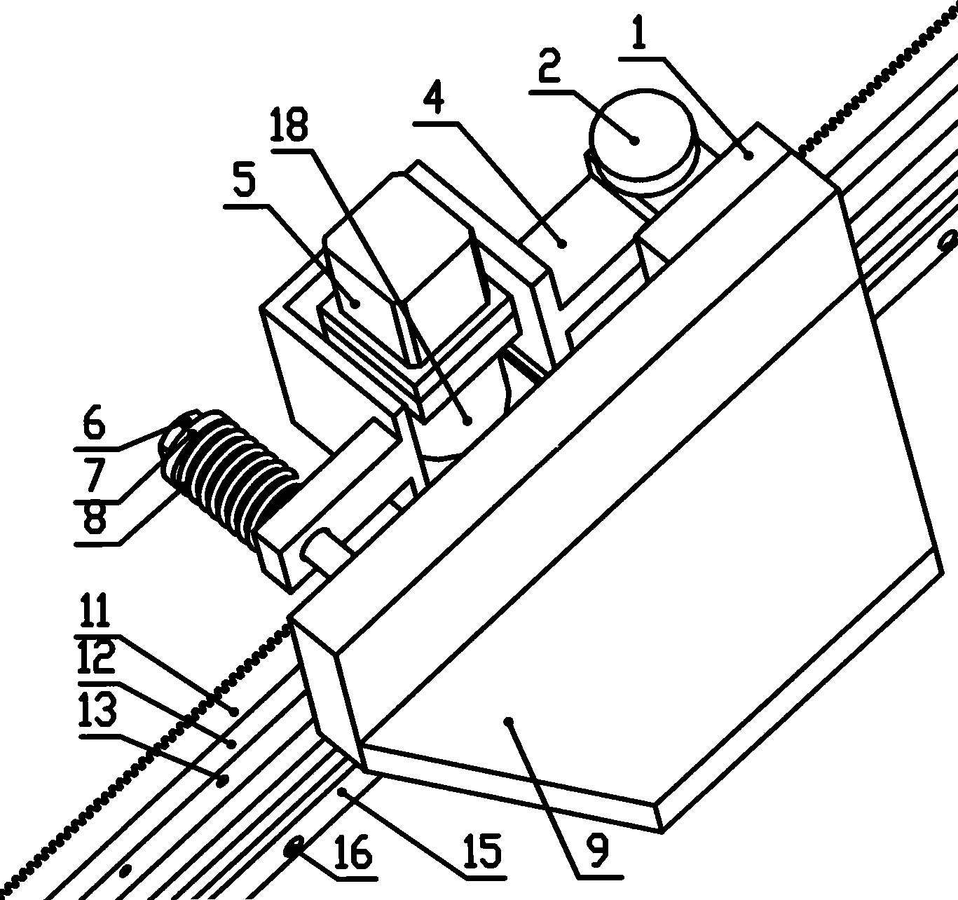 Leverage for reducing gear rack transmission backlash