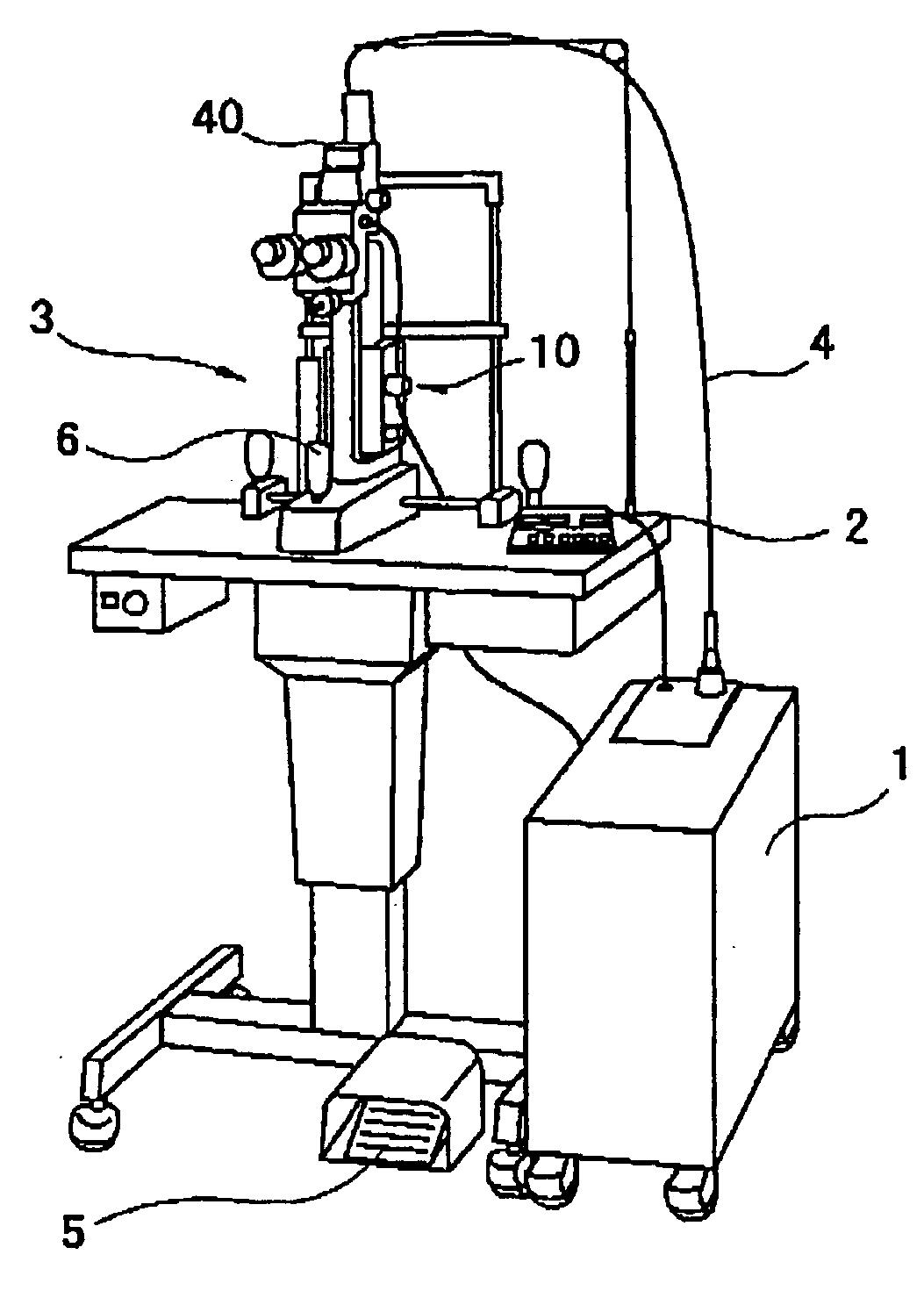 Ophthalmic laser treatment apparatus