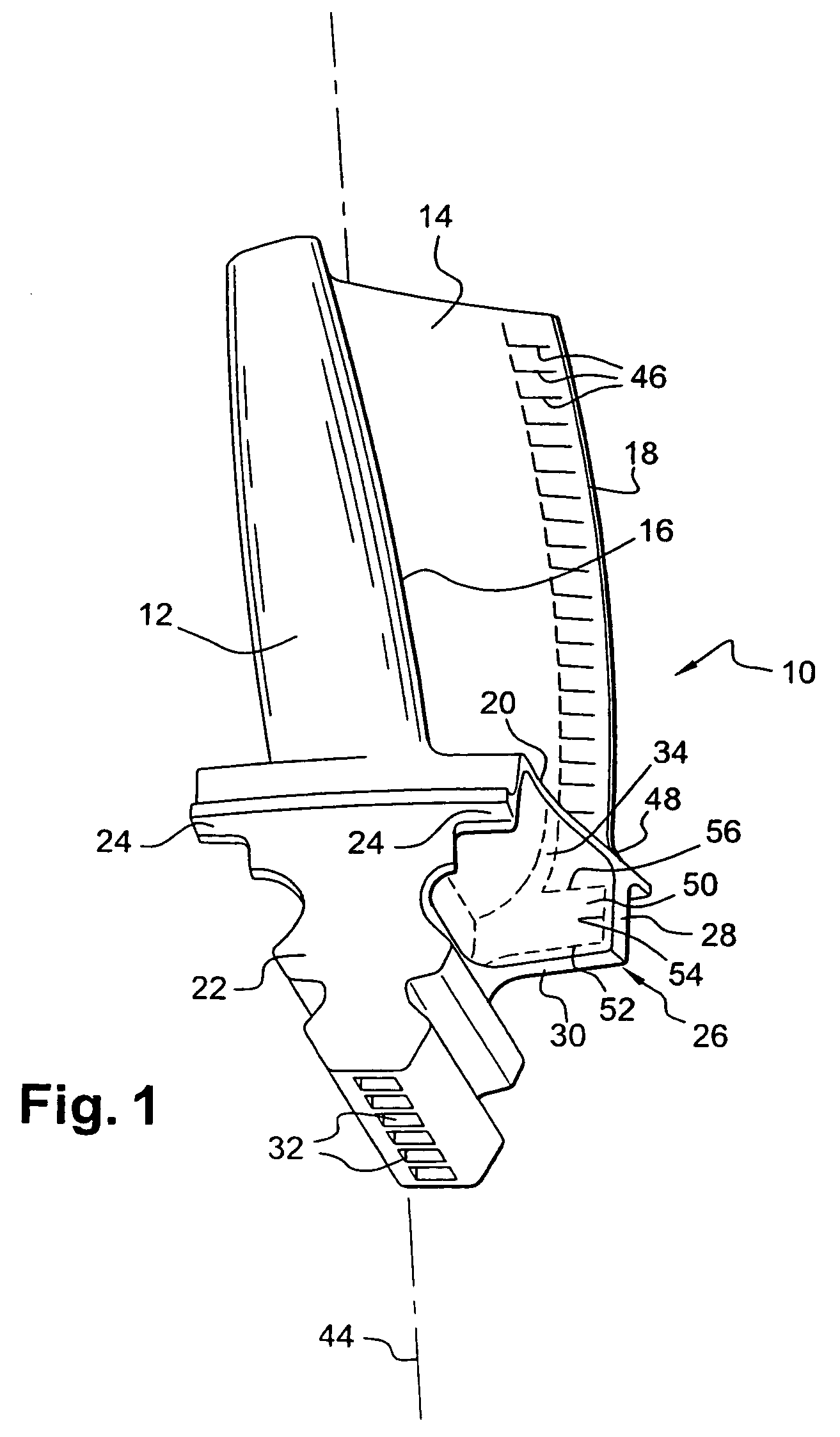 Gas turbine rotor blade