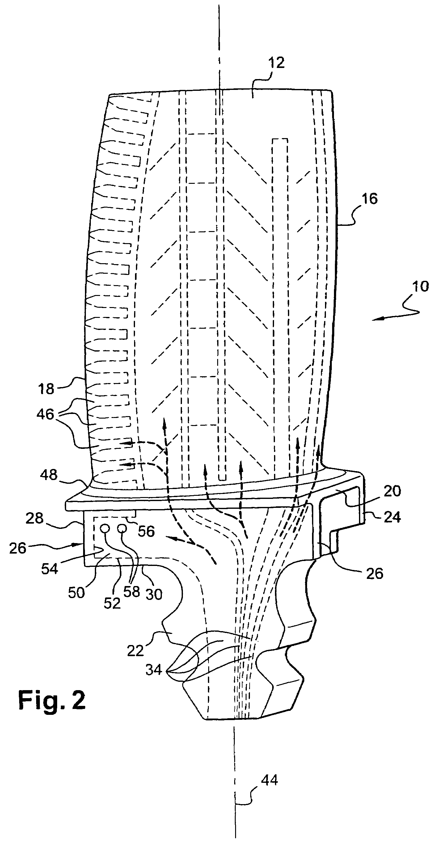 Gas turbine rotor blade